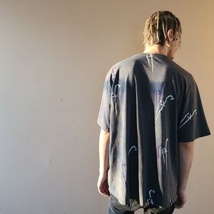 All Over "EF" purple & white